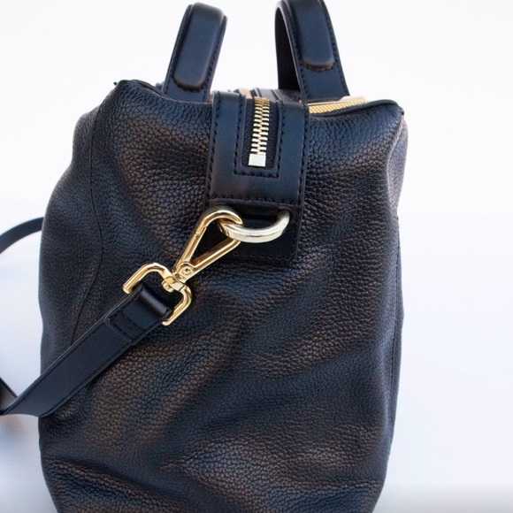 Ted Baker Women's Albee Pop Handle Leather Shoulder Bag Black - Picture 7 of 10